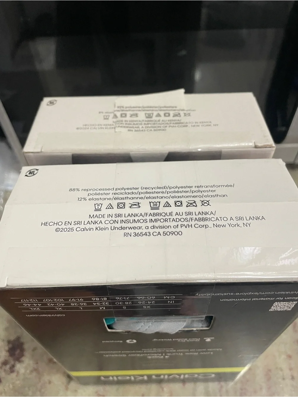 Two Packs of 4 Calvin Klein Men’s Microfiber Stretch Boxer Briefs